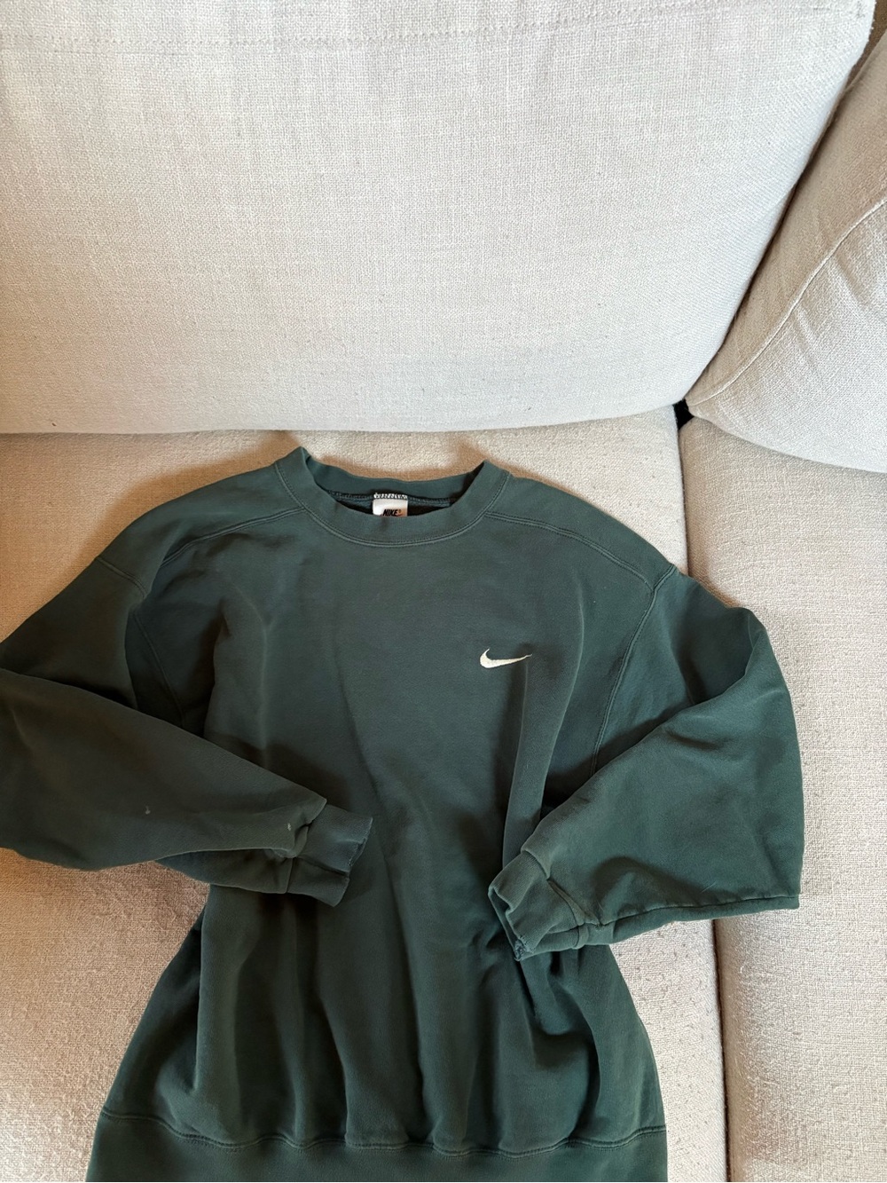 Vintage Nike 90s Green Crewneck Sweatshirt